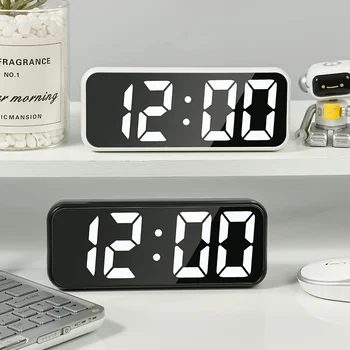 1 бр. Нов многофункционален led огледален будилник, настолни, електронни часовници в студентски квартири, творчески дигитален часовник