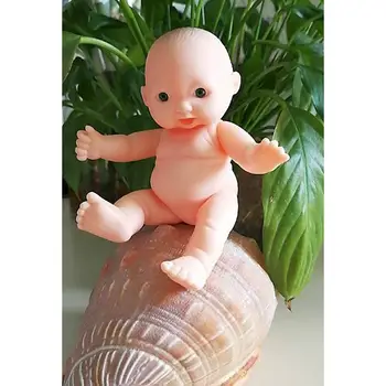 11 cm Реалистична пълна vinyl сладка кукла, Детски играчки нормална кожа
