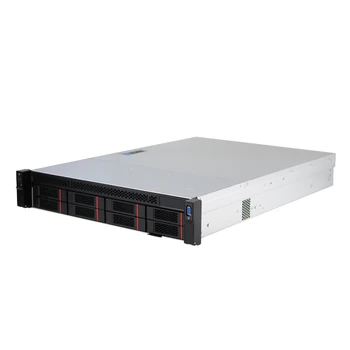 2023 на НОВ корпус на сървъра за съхранение на данни M265-8 с топла връзка в багажник 2U, 8 отделения, интегративен такса 6 GB, 2 * USB3.0, поддръжка на дънната платка EATX с блок захранване 600 W