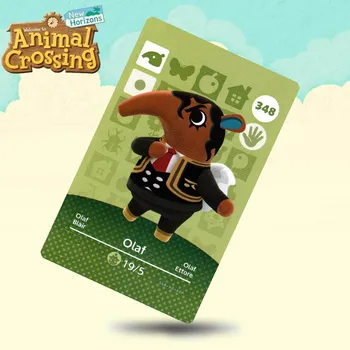 348 Карти Олаф Animal Crossing Card карта Amiibo работят за игри Switch NS 3DS