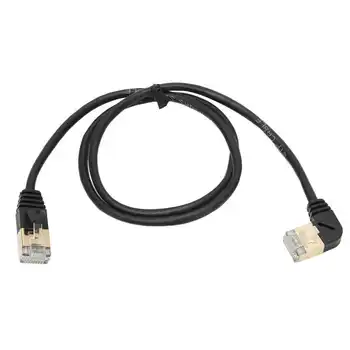 Ethernet кабел CAT8 0,6 м Високоскоростен CAT8 Позлатени OD 3,8 мм от мъжете на мъжа Оптичен мрежови кабел RJ45