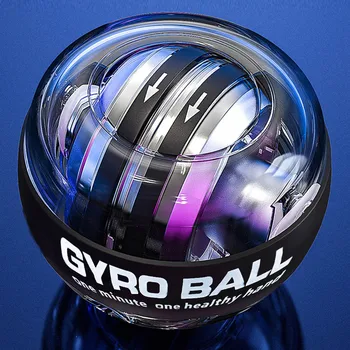 Led Влияние Powerball С Автоматично Пускане Gyro Self Power Start Запястный Топка За Фитнес Треньор За Мускулите На Ръцете