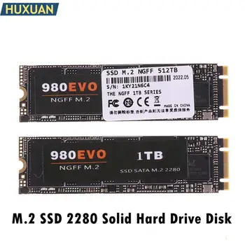 M. 2 SSD, 512 GB И 1 TB M2 SSD NGFF SATA m.2 твърд диск 2280 Hdd Вътрешен Твърд Диск Универсален за настолни компютри, Лаптопи HDD 1 бр.