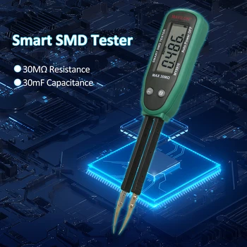 MAYILON Smart SMD Тестер Тест Скоби Пинсети Резистор, Кондензатор Дръжка М съпротива 30 MΩ и капацитет 30 Лева 3000 броя
