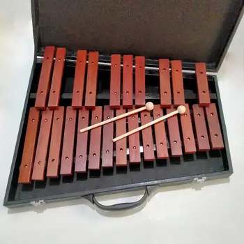 Orff Ударен музикален инструмент 25 Тонален сгъваем Ксилофон Детски музикален инструмент за ранно образование, играчка