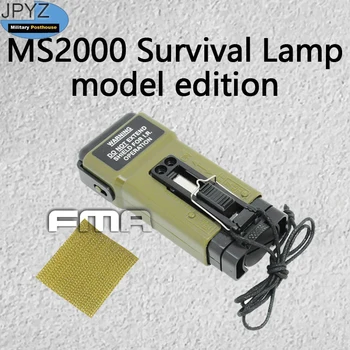 Армейски Зелен Външен фенер Оцеляване MS2000 За Каска, ефекта на светлинни фенер за оцеляване в Къмпинга (Модел без функция)