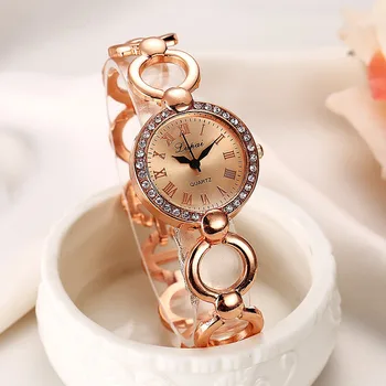 Дамски часовник с Моден Дамски часовник гривна Луксозни ръчни часовници Дамски часовници Дамски Relogio Feminino Reloj Mujer Clock