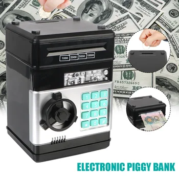 Електронен Парола Паричните чекмедже Монетите, спестяване на пари, Брояч на парични средства, Мини-Сейф, детски подарък, брава, прасенце, автоматичен