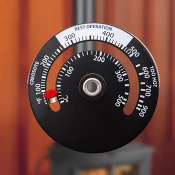 Електронен Термометър комина на фурната Индикатор на изгаряне на плочи температурен нагревател Термометър фен на дърва