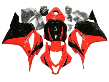 Комплект обтекателей за мотоциклет с двигател с впръскване за HONDA CBR600RR F5 2009 2010 2011 2012 CBR 600RR 09 10 11 12 НОВ Червено / Черно Комплект на Купето