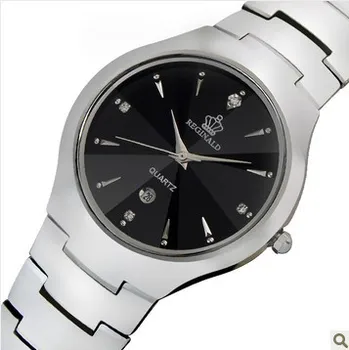Луксозни мъжки и дамски кварцови часовници марка HK, кристал, водоустойчив вольфрамовая стомана, календар, дата, седмица, мъжки часовници бизнес