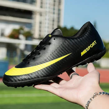 Мъжки футболни обувки с ниски берцем, детски обувки за мини футбола на открито, спортни обувки за футбол на закрито, професионални обувки за тренировки за възрастни
