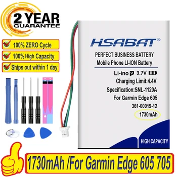 Най-добрата марка, 100% Нов 1730 ма 361-00019-12 Батерия за Garmin Edge 605 705/Edge 705 GPS Батерии