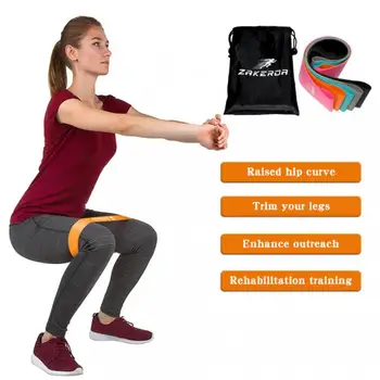 Нов фитнес-бандаж, латексный бандаж за Силови тренировки, Дъвка за йога, Комплект за домашно мъжки и женски фитнес оборудване