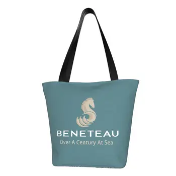Обичай ветроходни лодки Beneteau, ветроходни яхти, холщовые чанти за пазаруване, женски миещи чанти за пазаруване в магазини за хранителни стоки