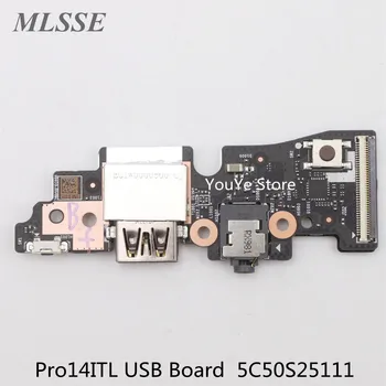 Оригиналът е за Lenovo Pro14ITL USB такса Бутон за включване на звука 5C50S25111 100% тестван Бърза доставка
