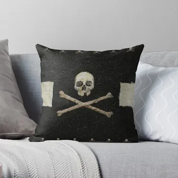 Пиратски череп - Черна възглавници, възглавнички, Декоративни калъфи за мека мебел