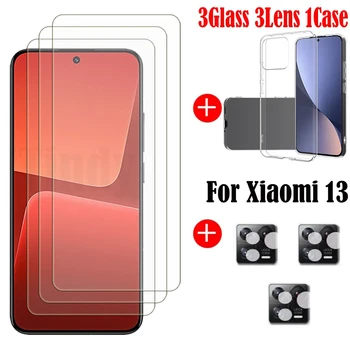 Полноклеевое закалено стъкло за Xiaomi 13 защитно стъкло за камера Xiaomi 13 фолио за корпуса на Xiaomi 13