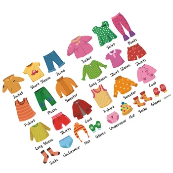Стикери за детски скрин, гардероб, етикет за организиране на дрехи, чекмеджета, шкаф, скрин, тоалетка
