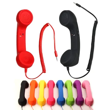 универсален Телефон 3,5 мм, радиационно-устойчиви приемници, тръба за мобилен телефон, слушалки, микрофон, слушалка за микрофон, нестандартен подарък